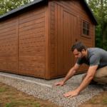 Abri de jardin sur dalle gravillonnée : guide complet pour une installation stable et durable