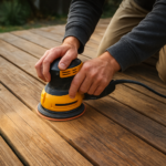 Comment poncer une terrasse en bois : le guide complet pour une rénovation réussie