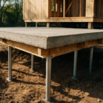 Dalle béton sur pilotis : guide complet pour une terrasse ou maison surélevée durable