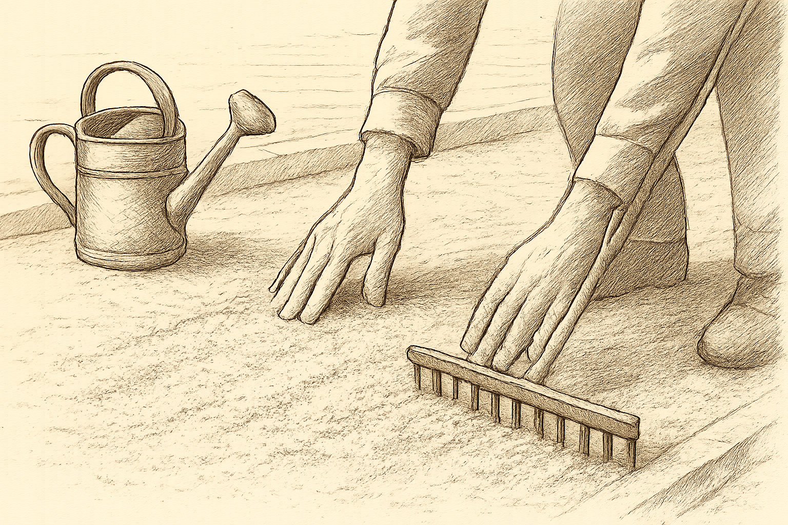 durcir un terrain de pétanque à la chaux