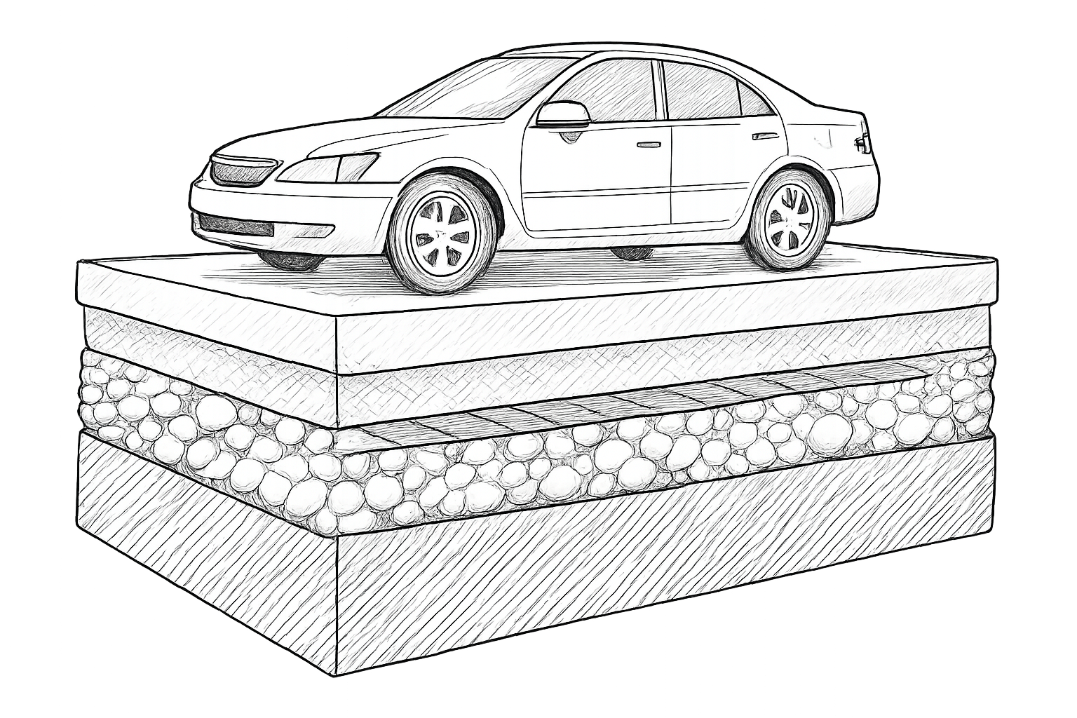 epaisseur dalle beton carrossable