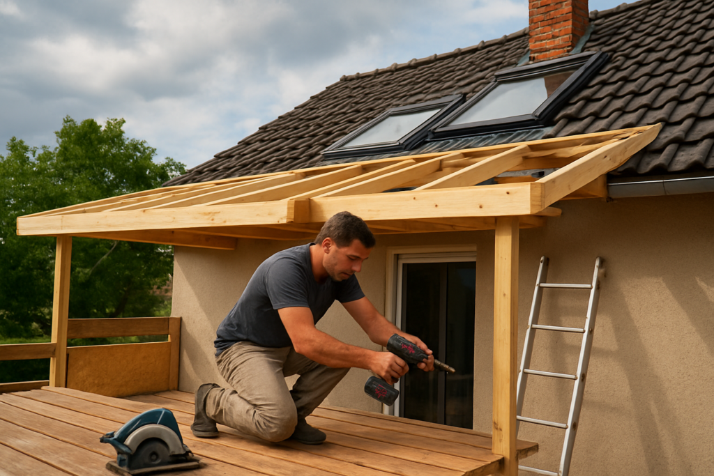 Faire une avancée de toit pour terrasse : le guide complet (étapes, prix, autorisations et étanchéité)