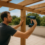 Fixer pergola sur terrasse carrelage : les méthodes fiables pour une fixation durable et sécurisée (avec ou sans perçage)