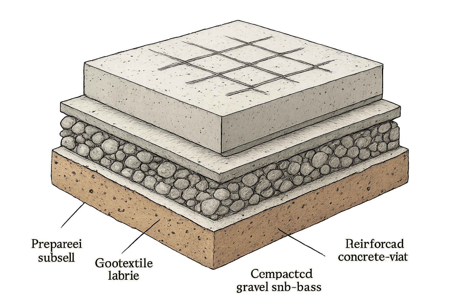 geotextile sous dalle