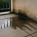 Infiltration d’eau sur terrasse extérieure : causes, diagnostic et solutions pour une étanchéité durable