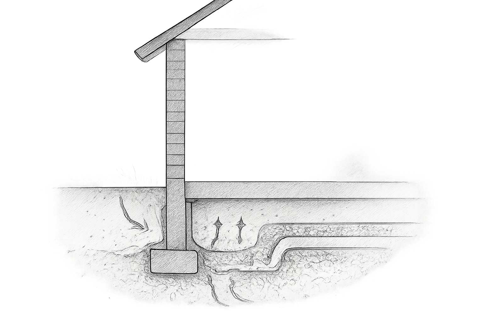 infiltration d'eau dalle beton