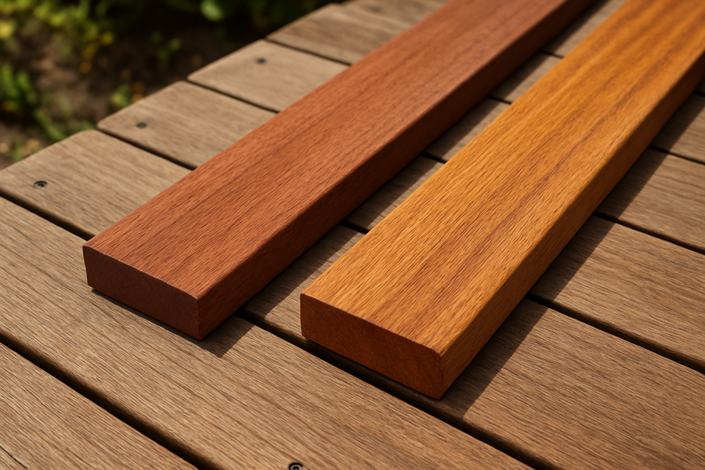 Itauba ou Cumaru : comparatif complet pour choisir le bois de terrasse le plus stable et durable