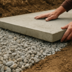 Lit de gravier sous dalle béton : guide complet pour une base stable et durable