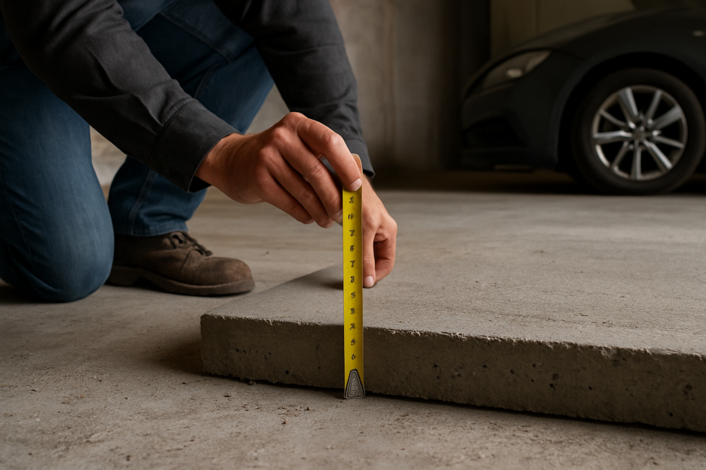 Épaisseur dalle béton garage voiture : 12, 15 ou 20 cm ? Le guide complet