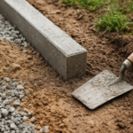 Pose bordure béton : mortier ou béton, quel lit de pose choisir ?