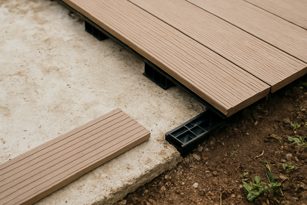 Pose lame composite sur dalle béton sans lambourde : pourquoi c’est déconseillé et comment réussir votre terrasse durablement