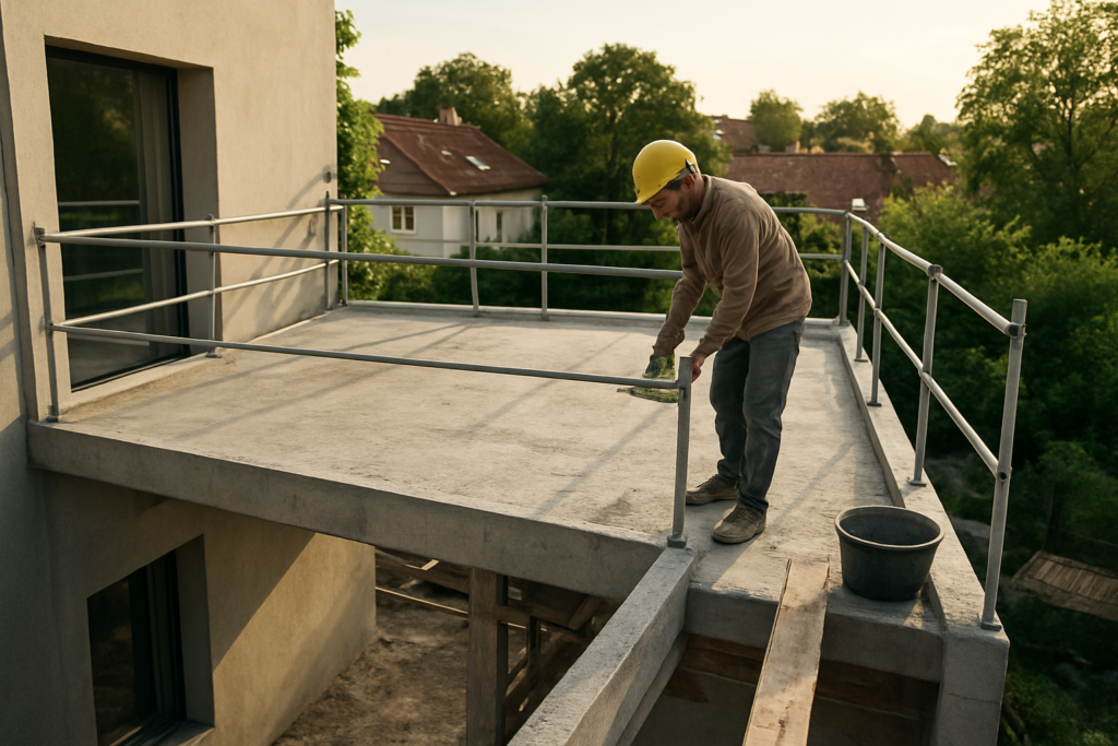 Terrasse en béton en hauteur : guide complet pour une réalisation durable et réglementaire