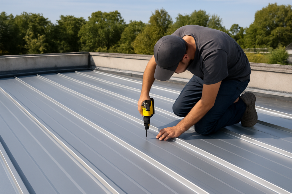 Toiture terrasse en bac acier : tout savoir sur cette solution légère, économique et durable