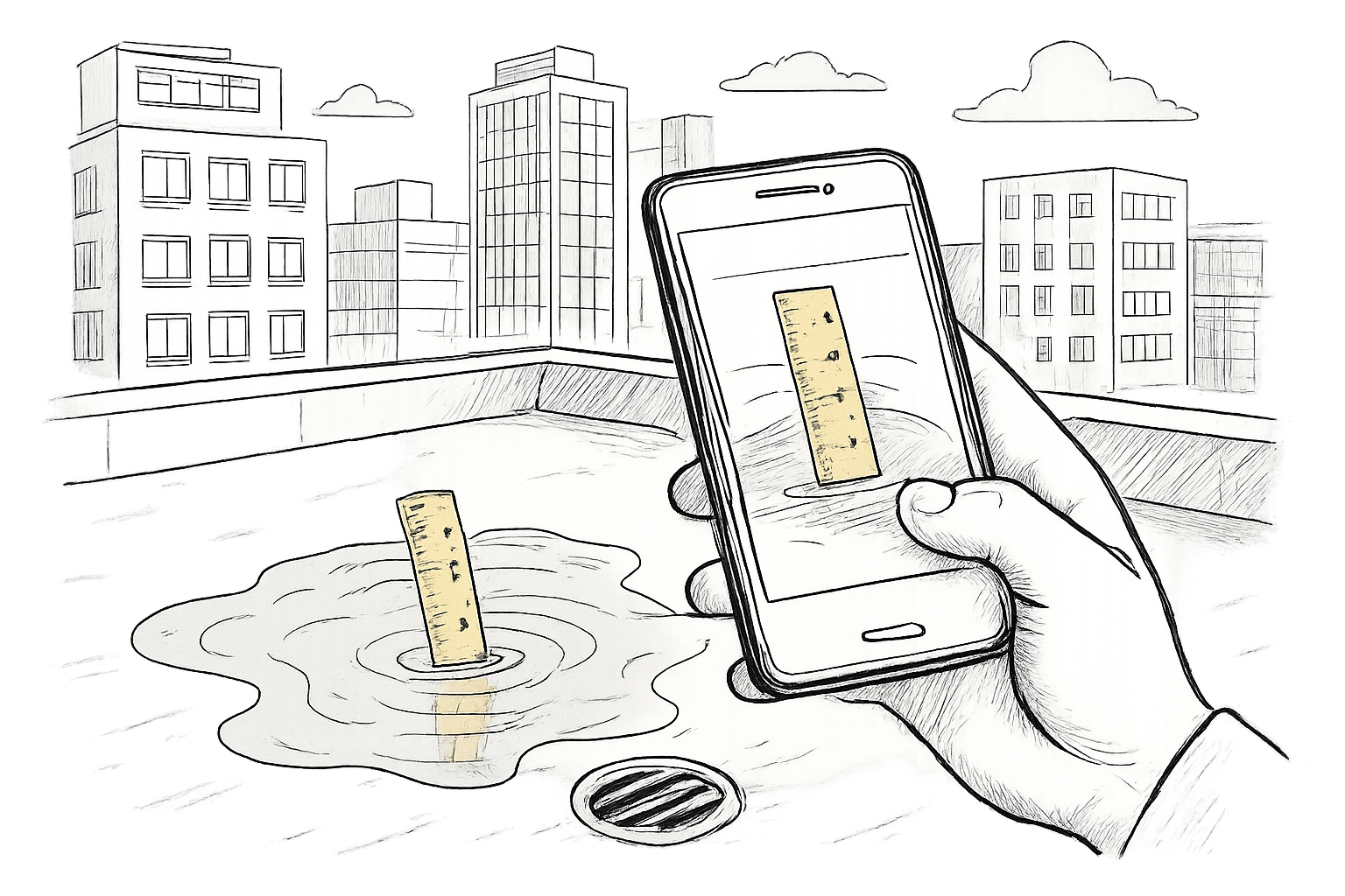 tolérance d'eau sur toiture terrasse